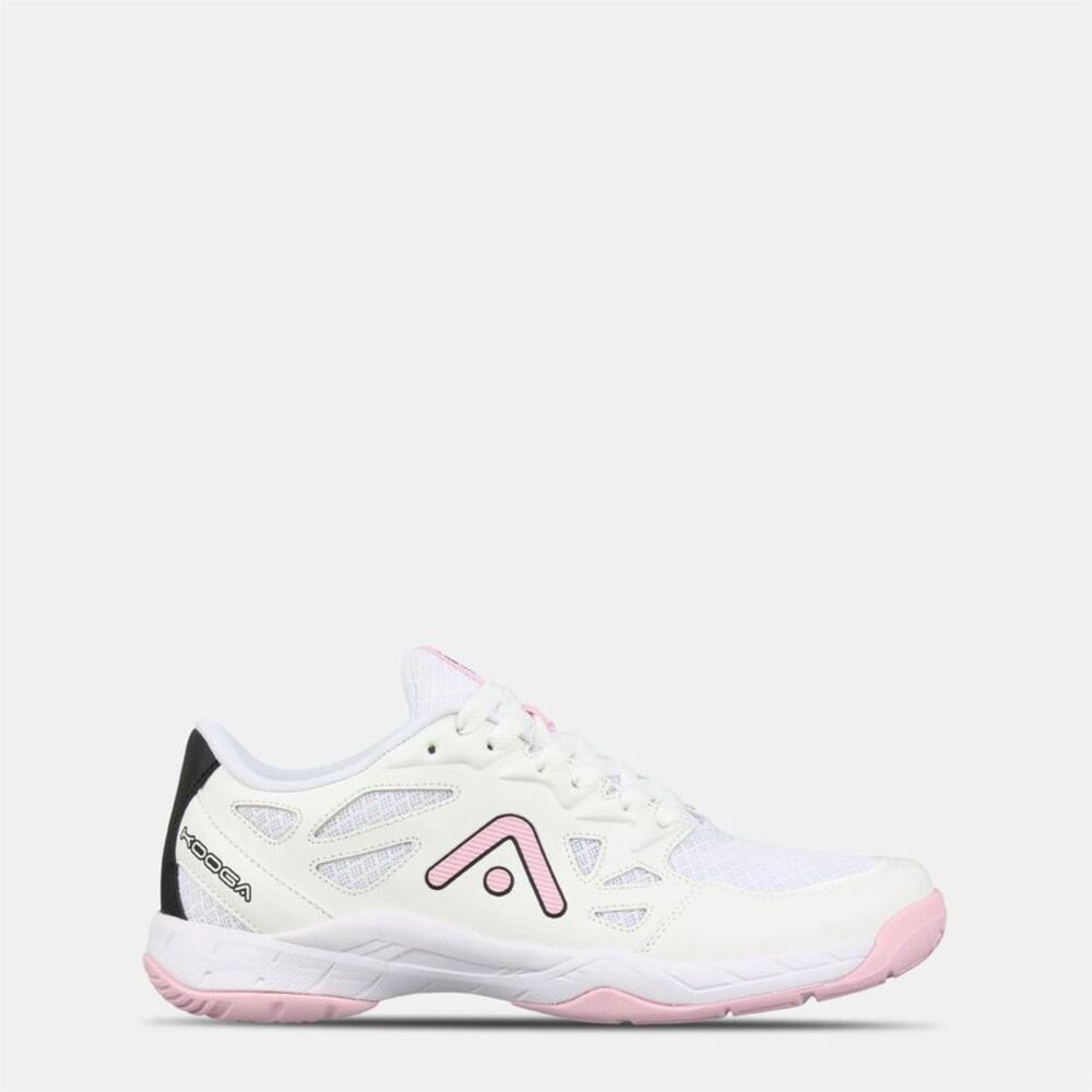 KooGa Womens/Ladies Netball Shoes / White/Pink